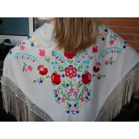 шаль Слоновая кость 140 cm